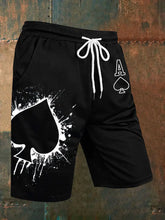Texas Hold'em Ace of Spades für Herren Freizeit shorts